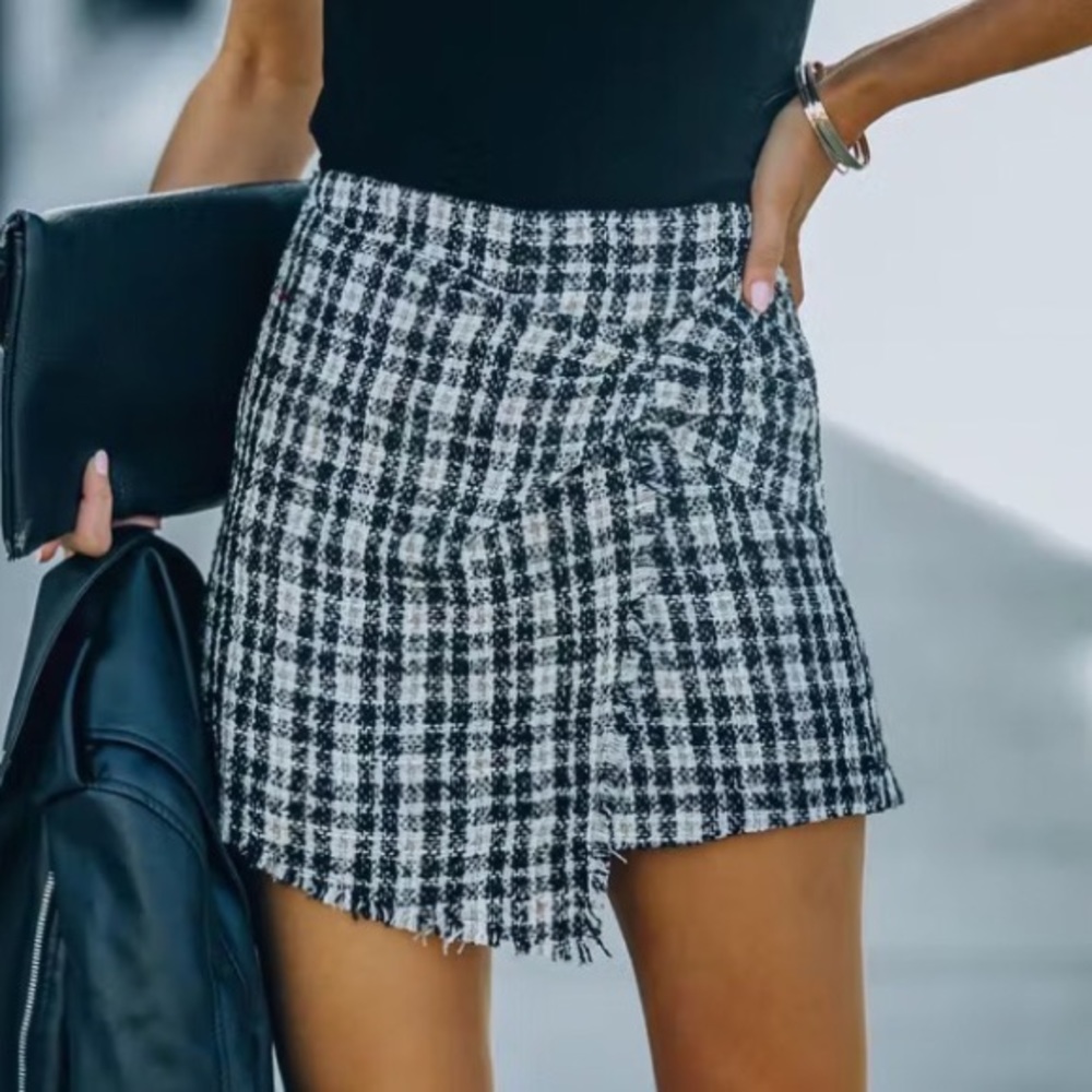 Evening Event Tweed Skort